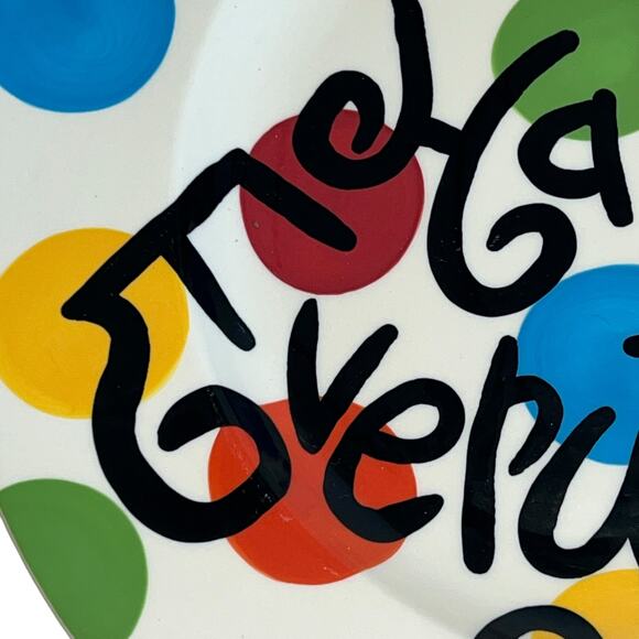 Happy Everything Big Dot Plate Coton Colors Colorful Festive Birthday Holiday - Picture 3 of 11